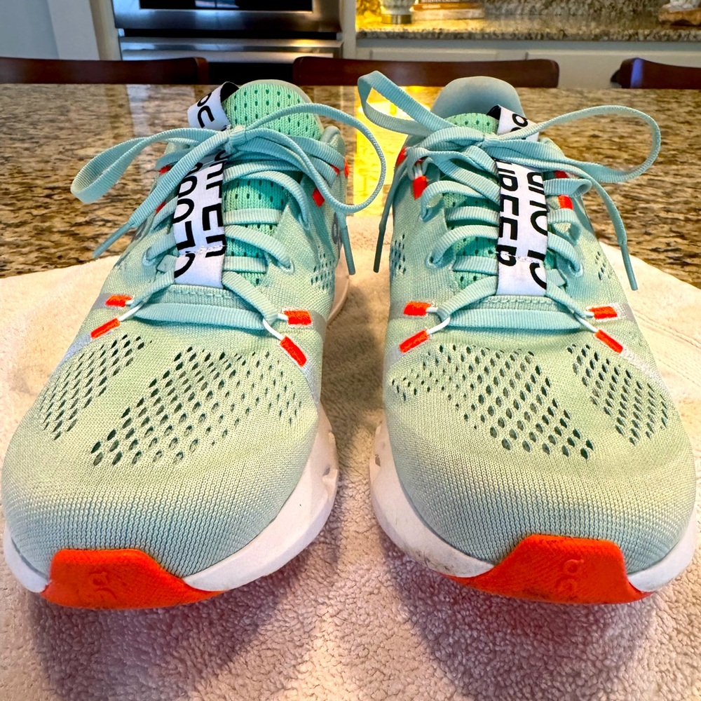 On cloud shoes
